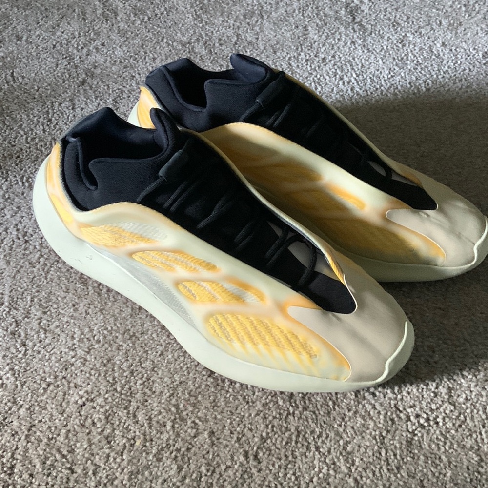 yeezy adidas safflower, mens 14